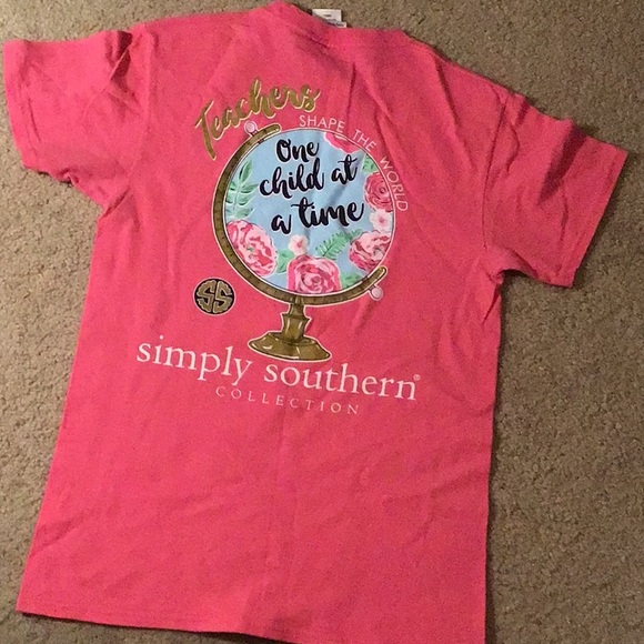 Simply Southern Teacher Shirt, size small - Picture 2 of 3